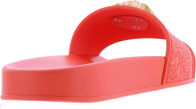 Versace Medusa Head plaque slides Roze
