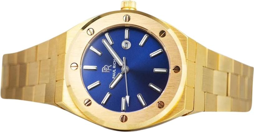 Paul Rich Signature Royal touch Staal PR68GBS horloge 45 mm Blauw