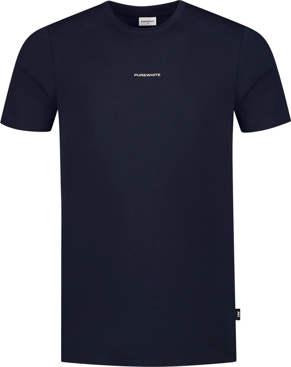 Purewhite Purewhite Enigma Gradient T-shirt Donker Blauw Blauw