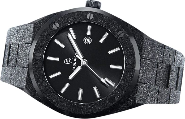 Paul Rich Frosted Signature FSIG01 Baron's Black horloge Zwart