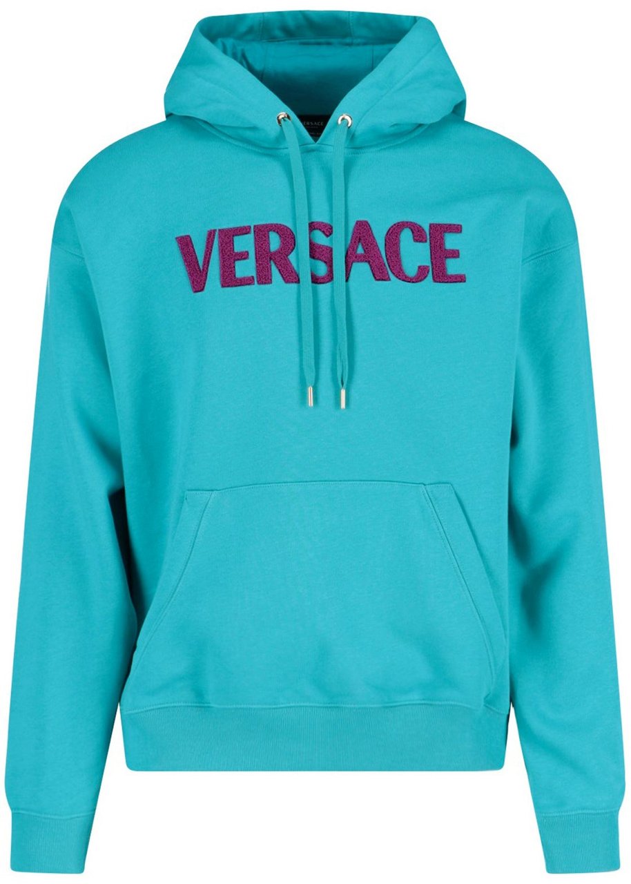 Versace Versace Cotton Logo Sweatshirt Groen