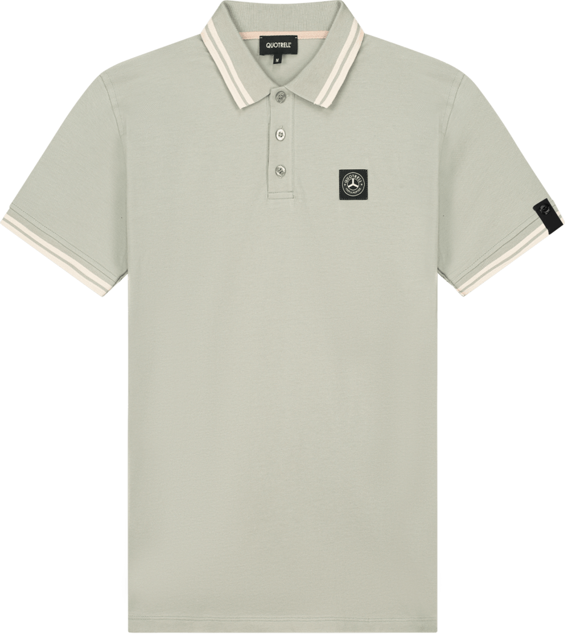 Quotrell Ithica Polo | Taupe/faded Pink Beige