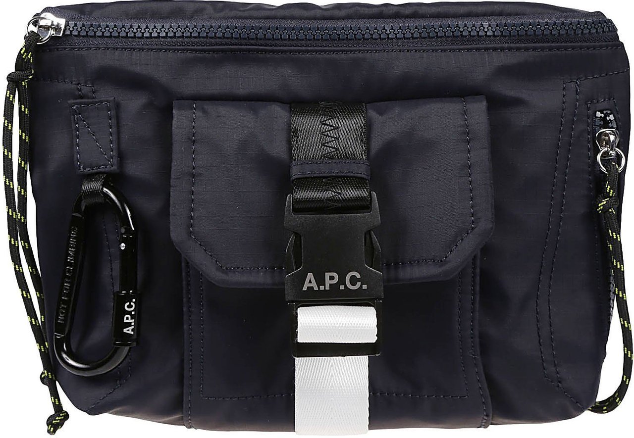 A.P.C. Treck Belt Bag Blue Blauw