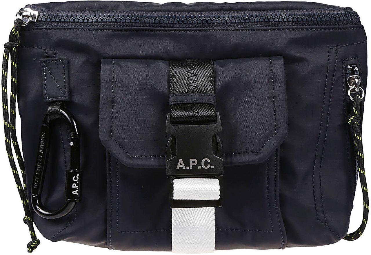 A.P.C. Trek Belt Bag Blue Blauw