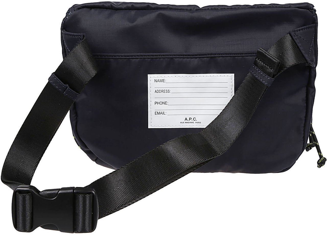 A.P.C. Treck Belt Bag Blue Blauw