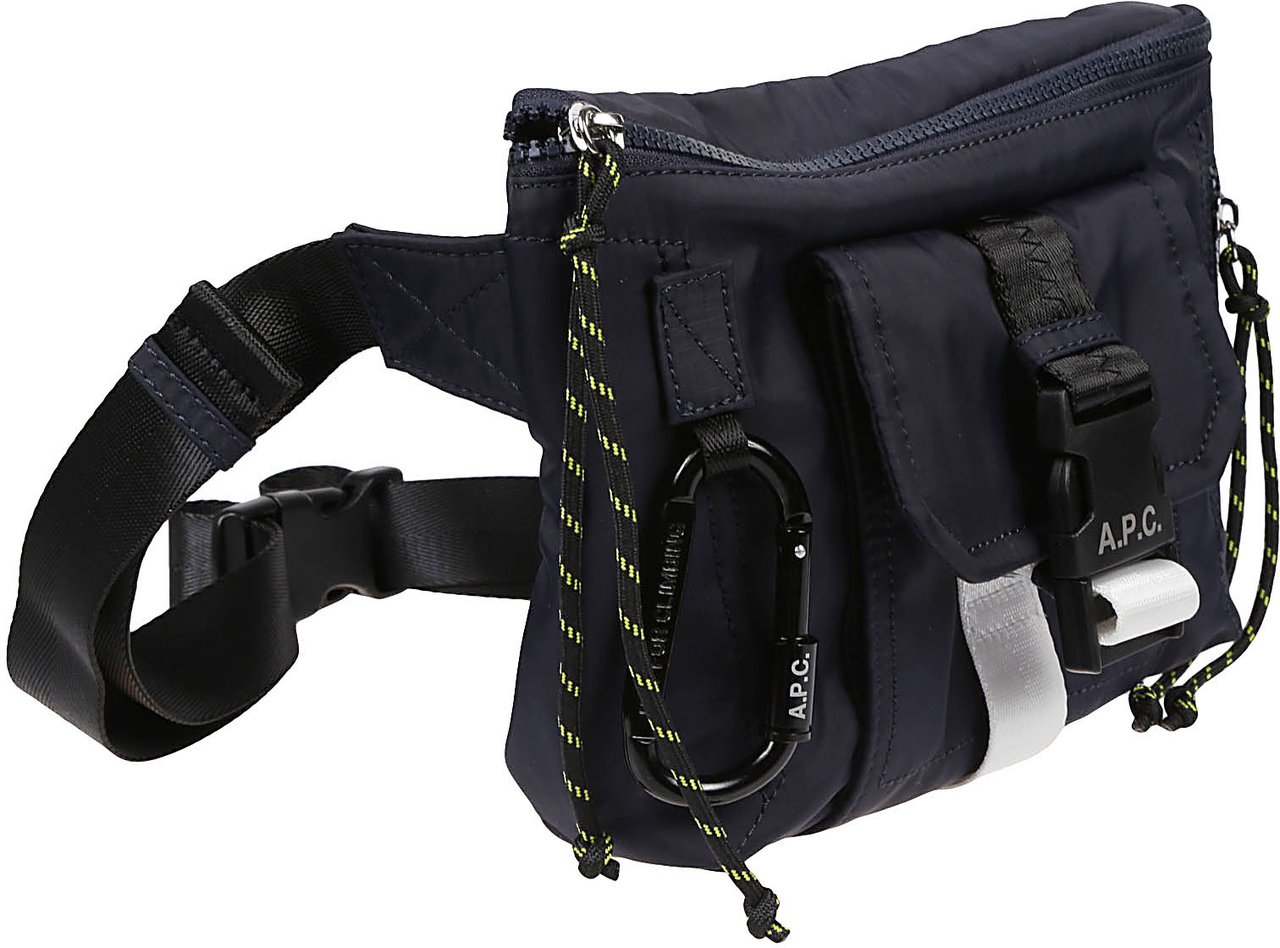 A.P.C. Treck Belt Bag Blue Blauw