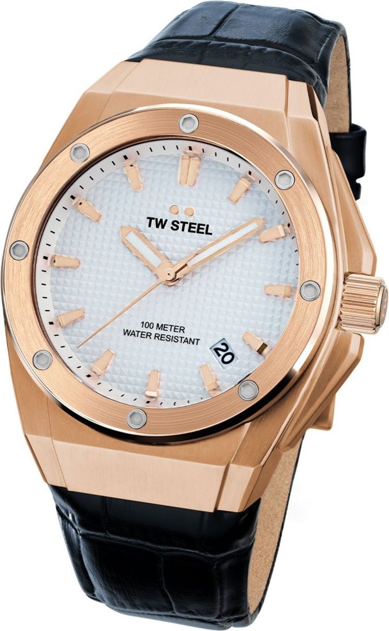 TW Steel CE4109 CEO Tech horloge 44 mm Wit