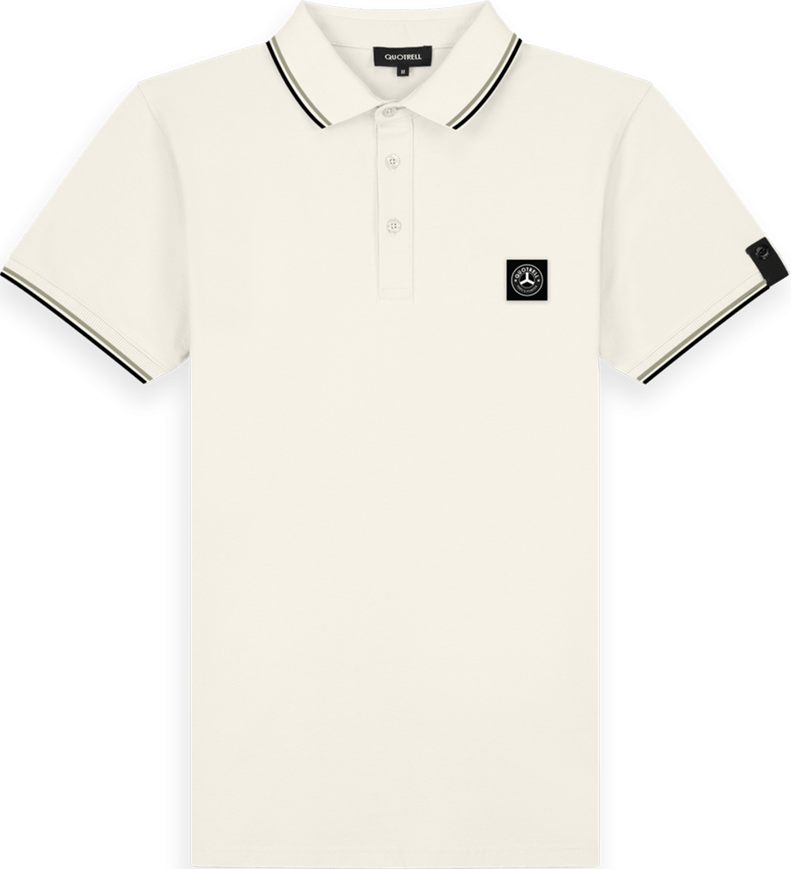 Quotrell Ithica Polo | Sand/black Beige