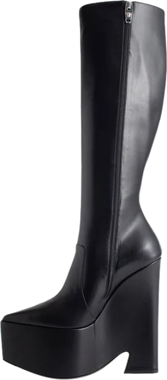Versace Tempest knee-high boots Zwart
