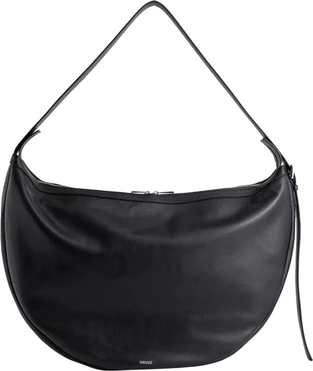 Versace Repeat large shoulder bag Zwart