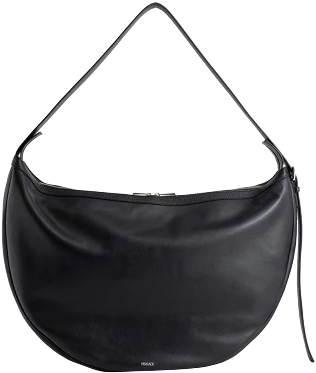 Versace Repeat large shoulder bag Zwart