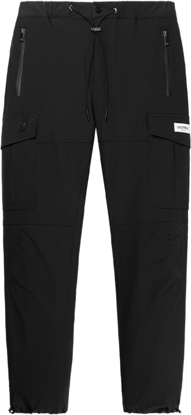 Quotrell Seattle Cargo Pants Zwart