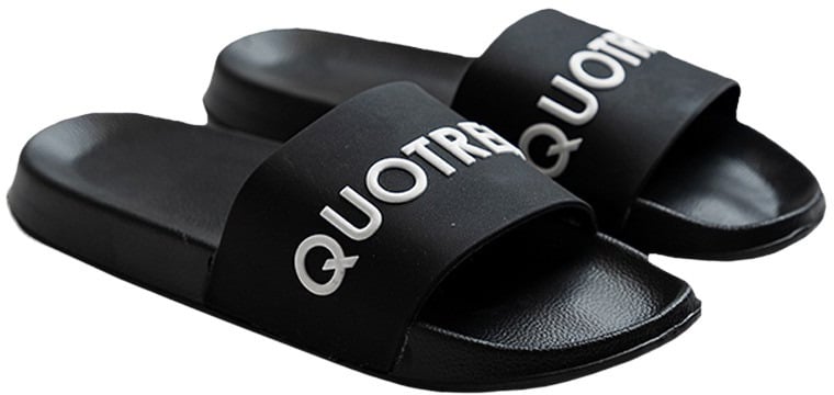 Quotrell Quotrell Slides | Black/white Zwart