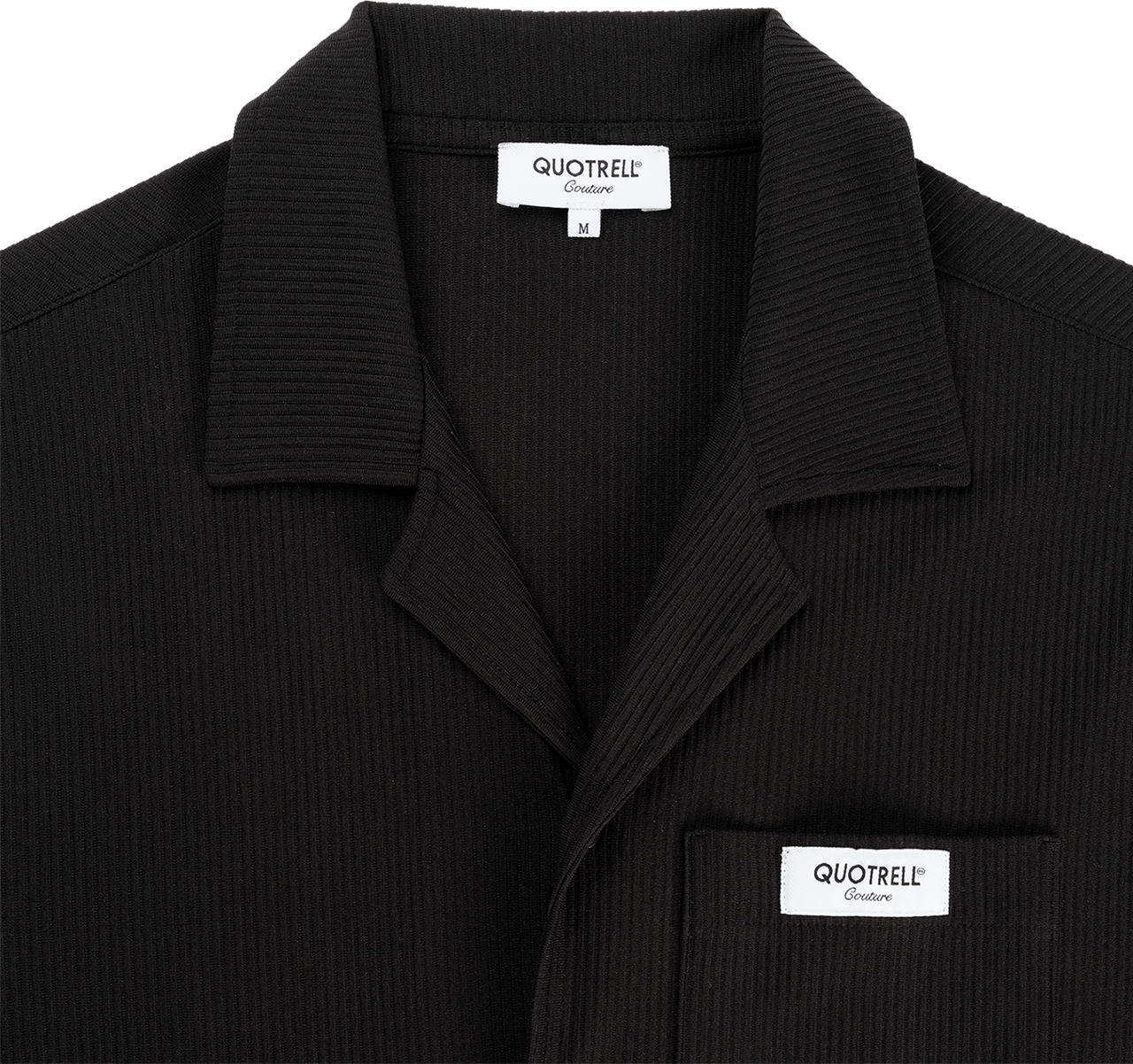 Quotrell Quotrell Couture - Avignon Shirt | Black Zwart