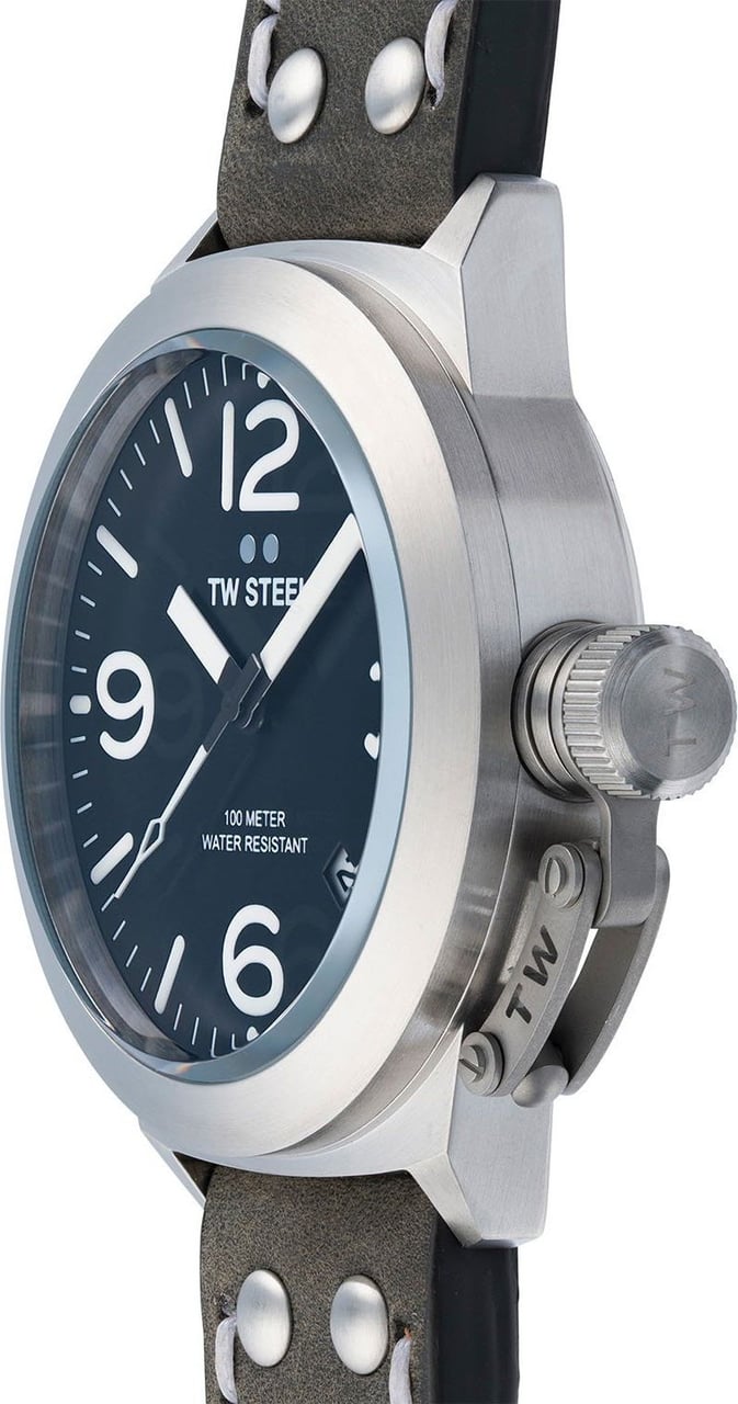 TW Steel CS101 Canteen horloge 45 mm Zwart