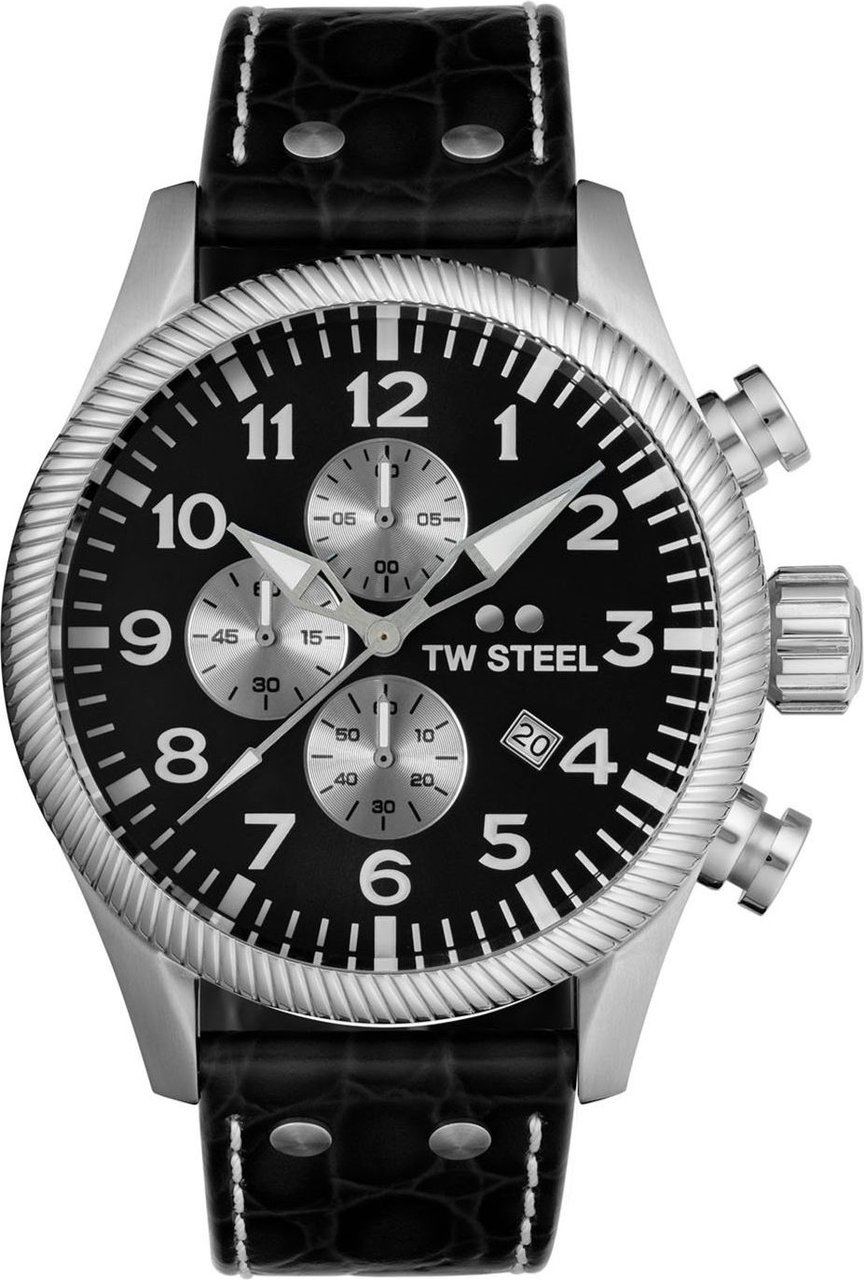 TW Steel VS110 Volante chronograaf horloge 48 mm Zwart