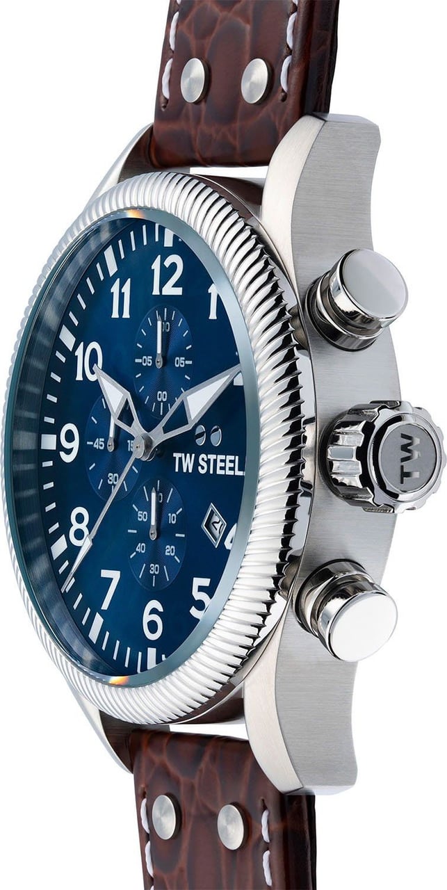 TW Steel VS111 Volante chronograaf horloge 48 mm Blauw