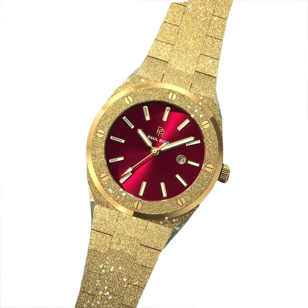 Paul Rich Frosted Signature FSIG08 Sultan's Ruby horloge Rood