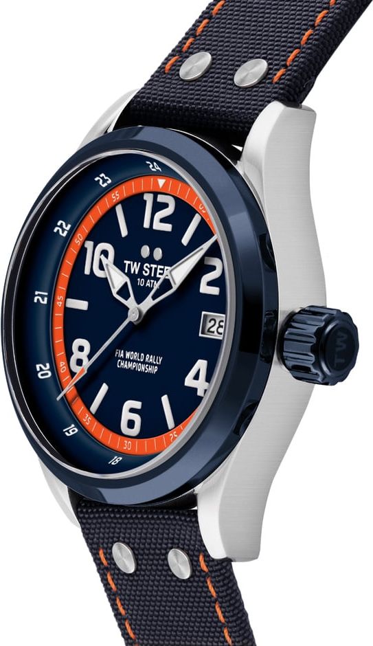 TW Steel ✅ Weekenddeal! VS92 Fast Lane WRC Special Edition horloge Blauw