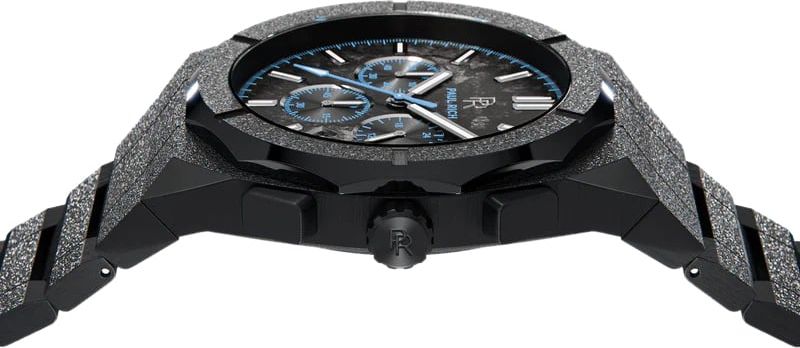 Paul Rich Limited Motorsport LMS01 Frosted Carbon Blue horloge Zwart