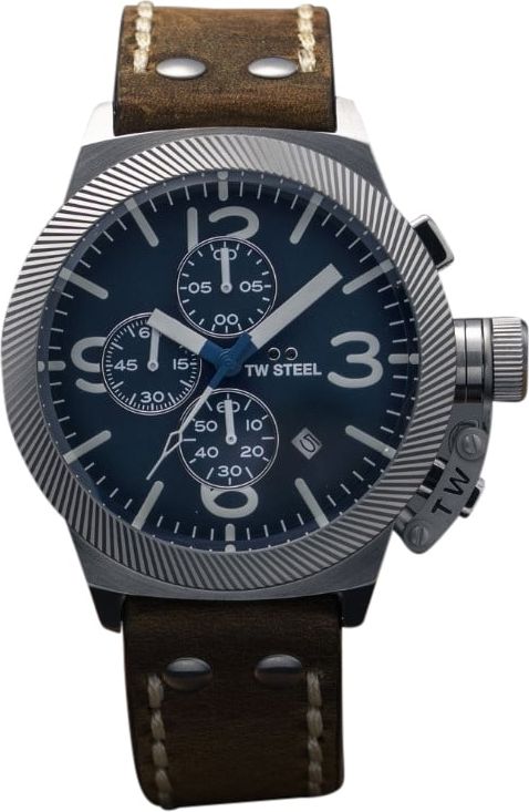 TW Steel CS106 Canteen chronograaf horloge 45 mm Blauw
