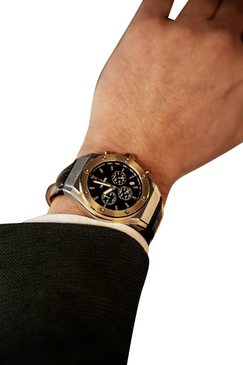 TW Steel CE4111 CEO Tech chronograaf horloge 44 mm Zwart