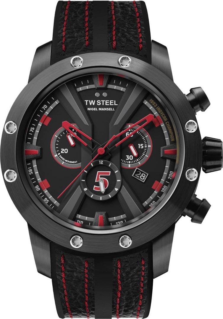 TW Steel GT14 Fast Lane Nigel Mansell horloge 47 mm Zwart