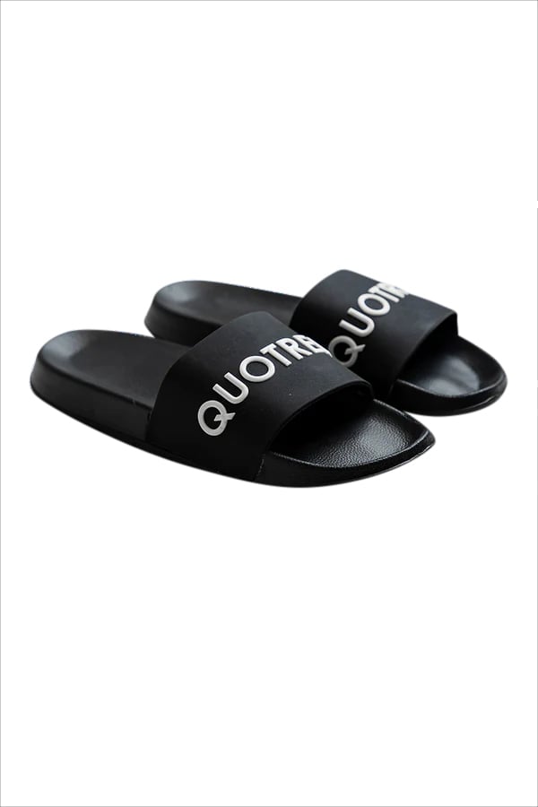 Quotrell Quotrell Slides | Black/white Zwart