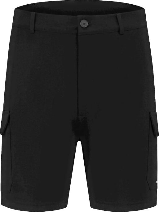 Purewhite Heavy Jersey Cargo Shorts black Zwart