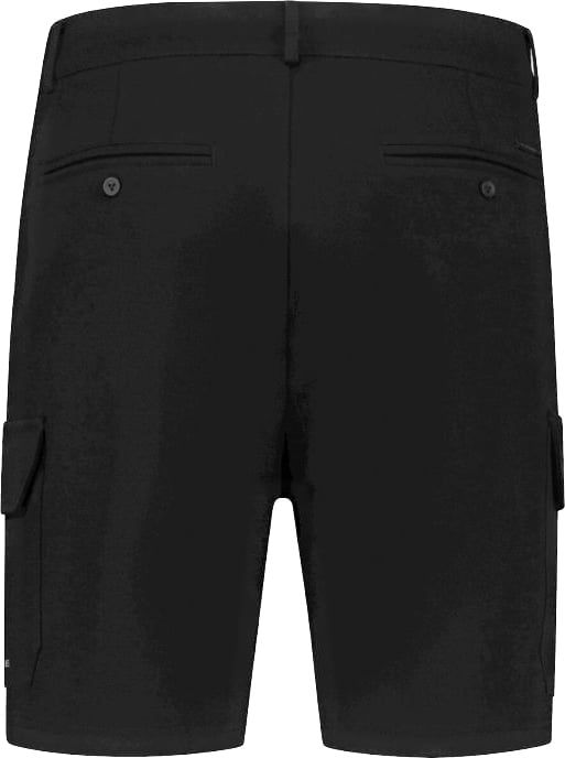 Purewhite Heavy Jersey Cargo Shorts black Zwart