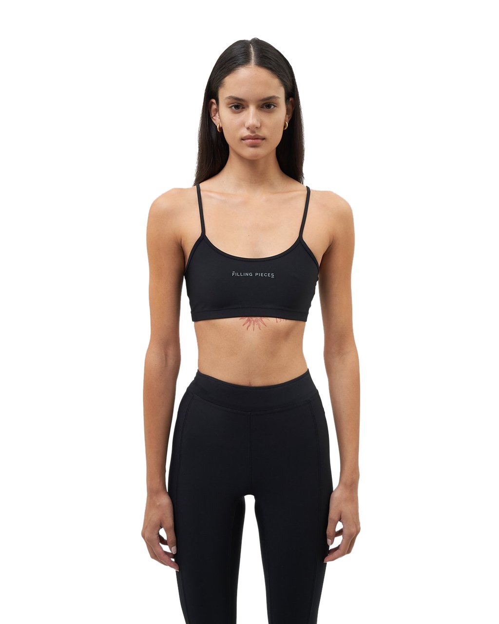 Filling Pieces Female Sports Bra Black Zwart