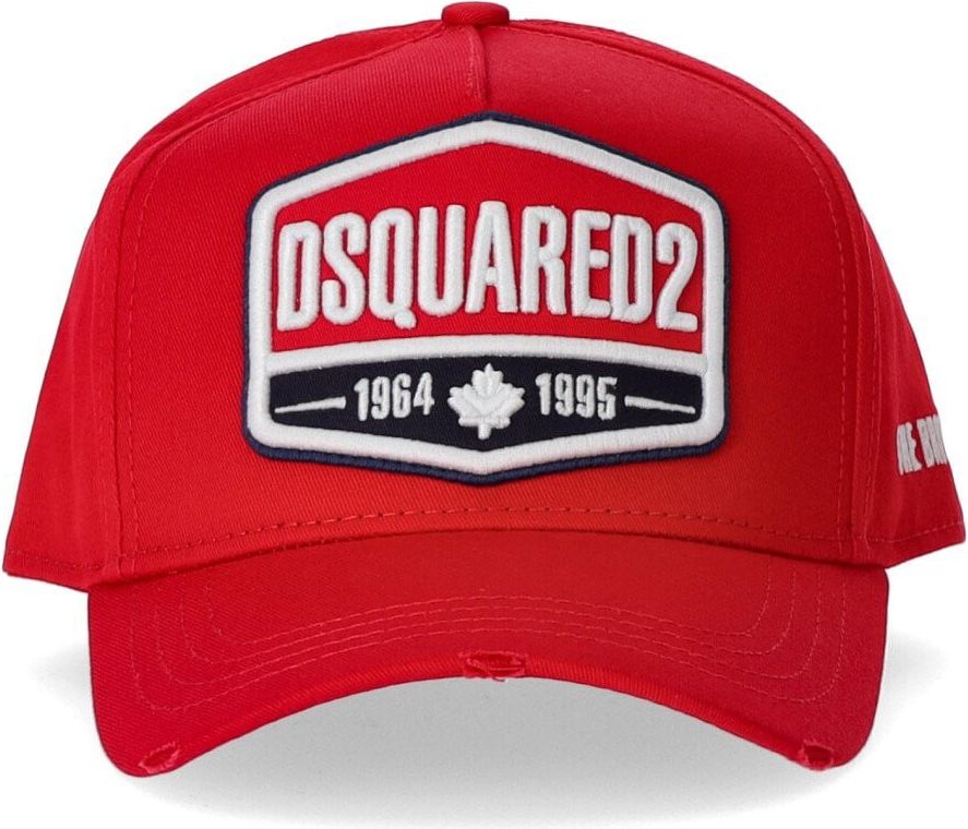 Dsquared2 Red Baseball Cap With Logo Red Rood
