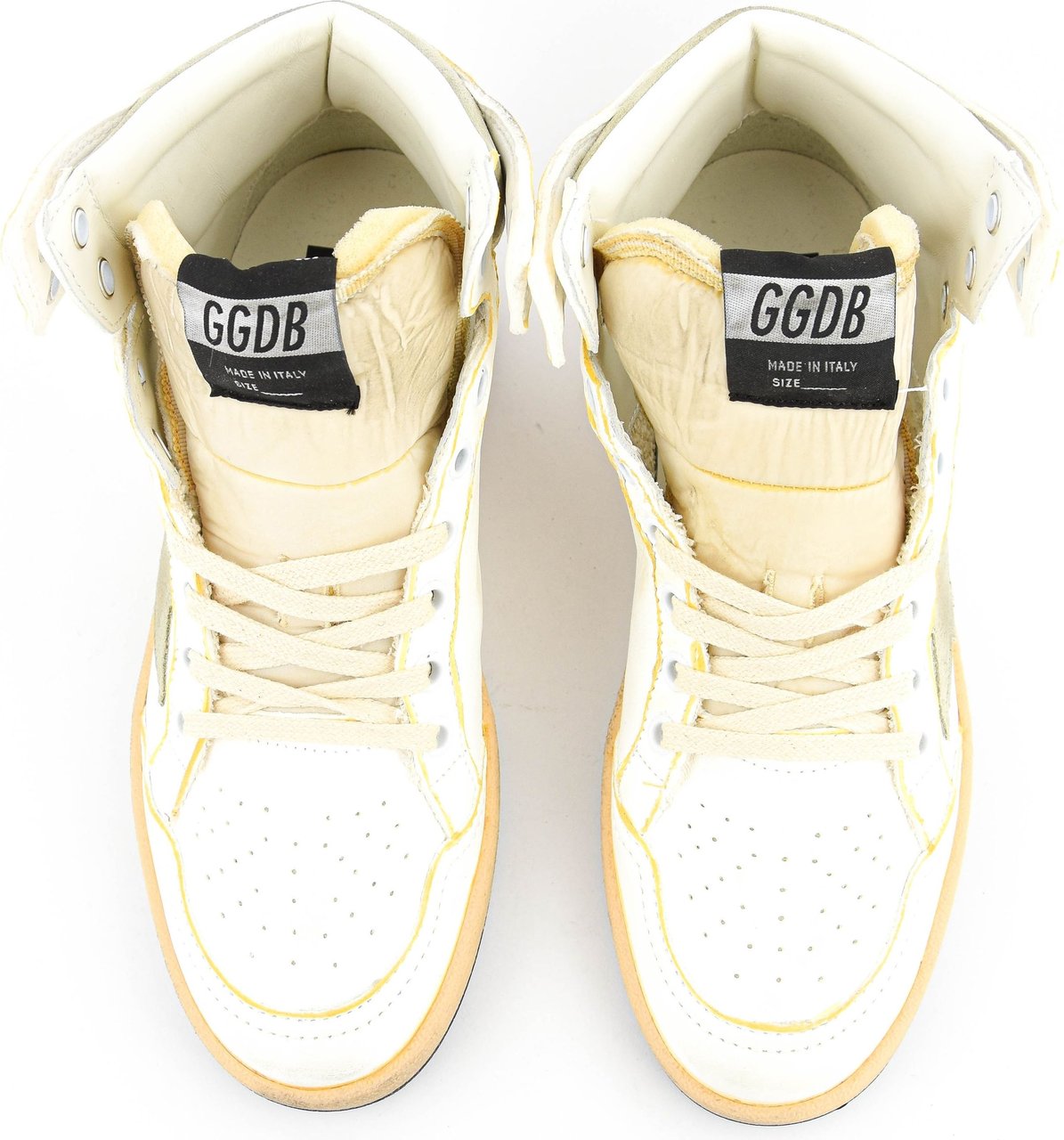 Golden Goose Sky Star White Taupe Divers