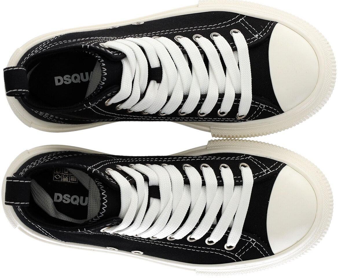 Dsquared2 Berlin Black Sneaker With Logo Black Zwart