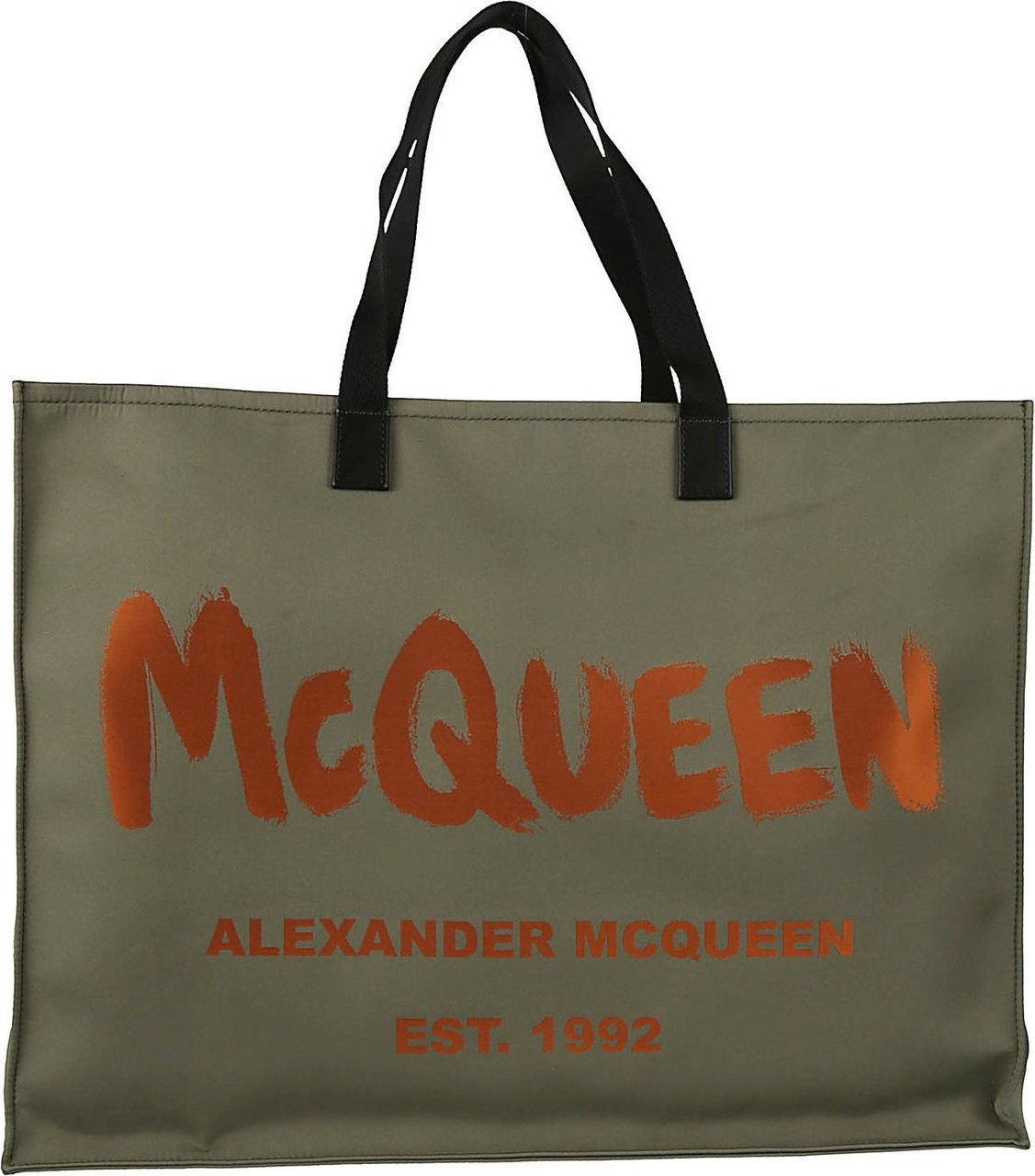 Alexander McQueen Alexander Mcqueen Logo Tote Bag Groen