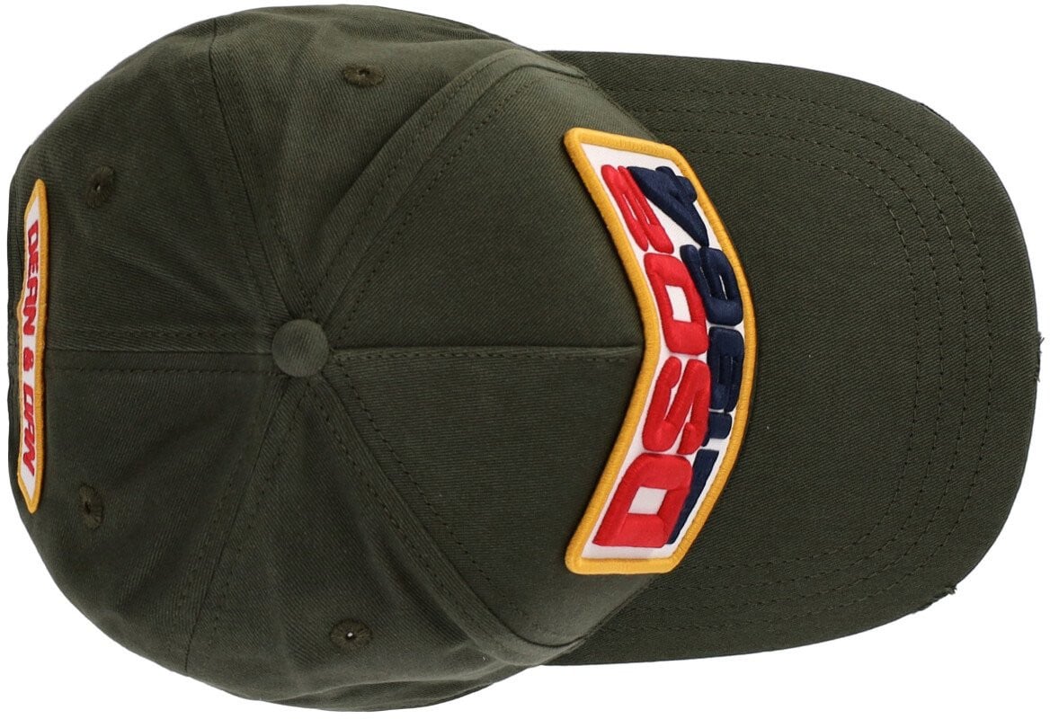 Dsquared2 Dsq2 Military Green Baseball Cap Green Groen