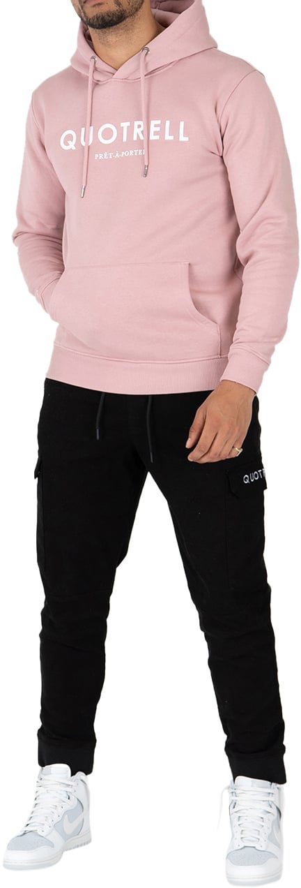 Quotrell Basic Hoodie | Mauve / White Roze