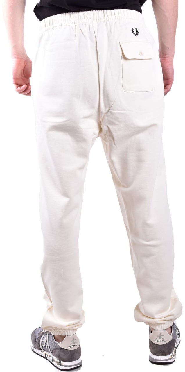 Fred Perry Trousers White Wit