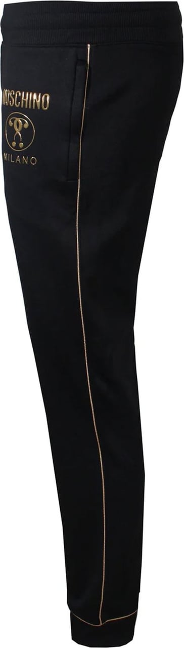 Moschino Moschino Couture Cotton Logo Pants Zwart