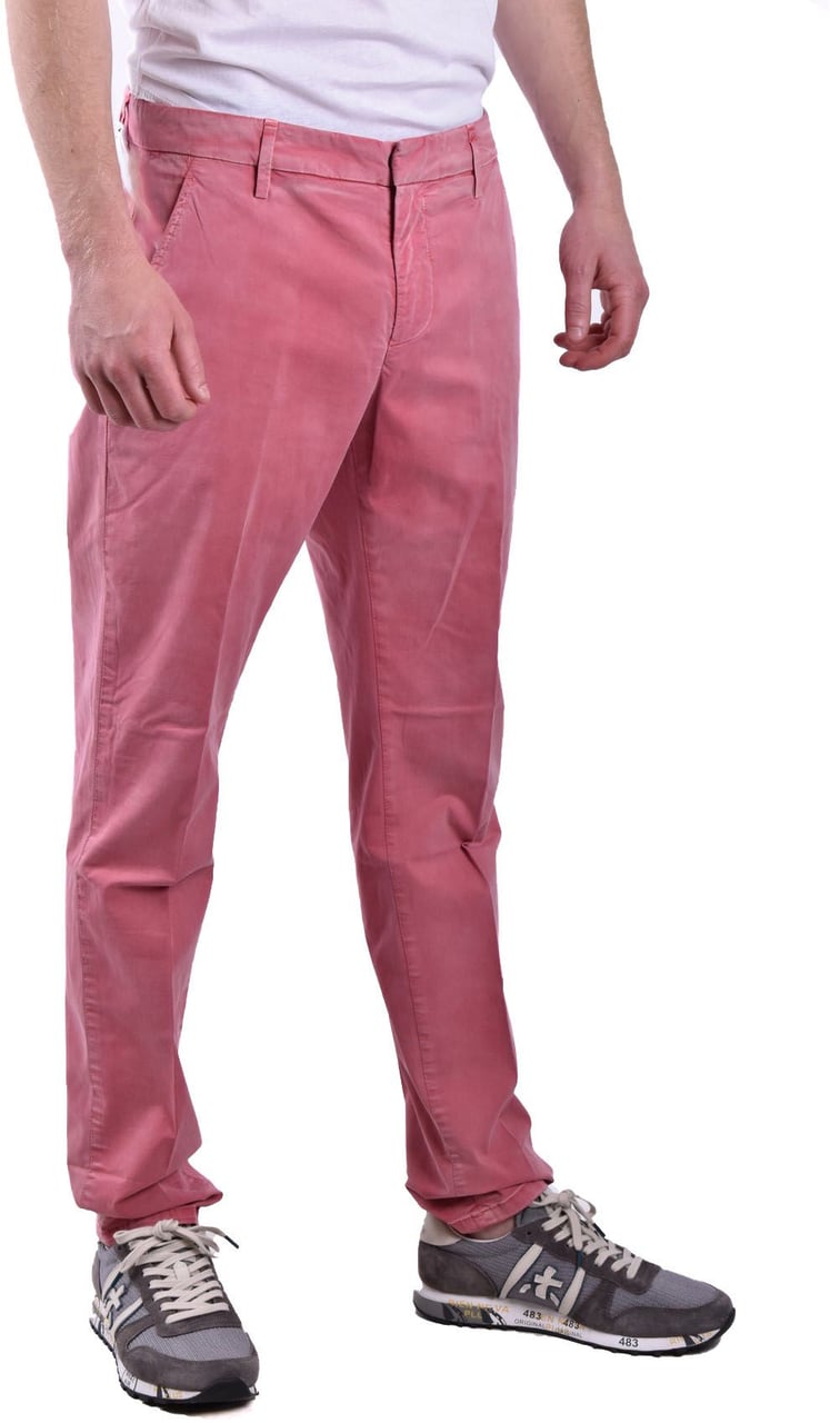 Dondup Trousers Pink Roze