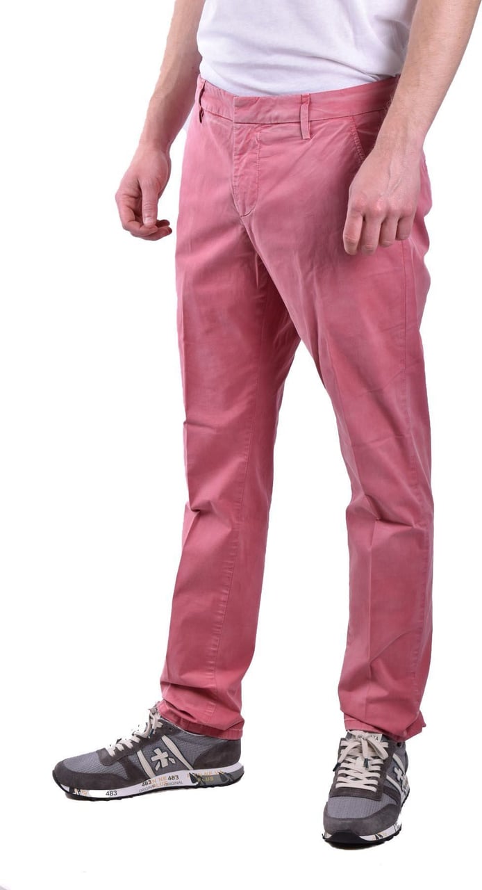 Dondup Trousers Pink Roze