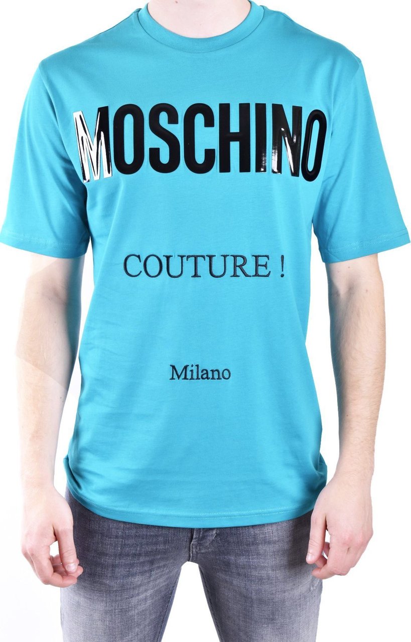 Moschino T-shirt Blue Blauw