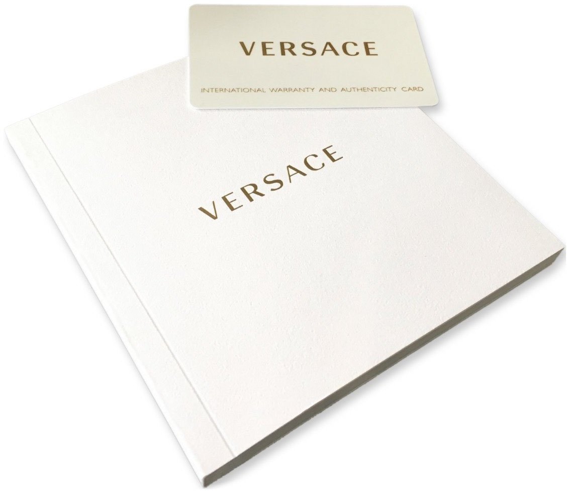 Versace VERD01220 Palazzo heren horloge 43 mm Zwart