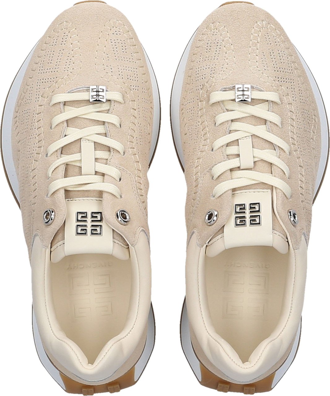 Givenchy Low-top Sneakers Giv Runner Suede Queens Beige