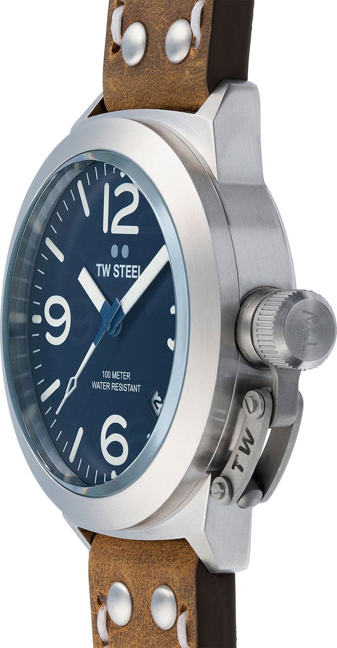 TW Steel CS102 Canteen horloge 45 mm Blauw