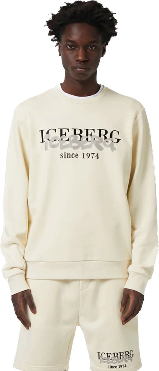 Iceberg sweater r-hals Beige