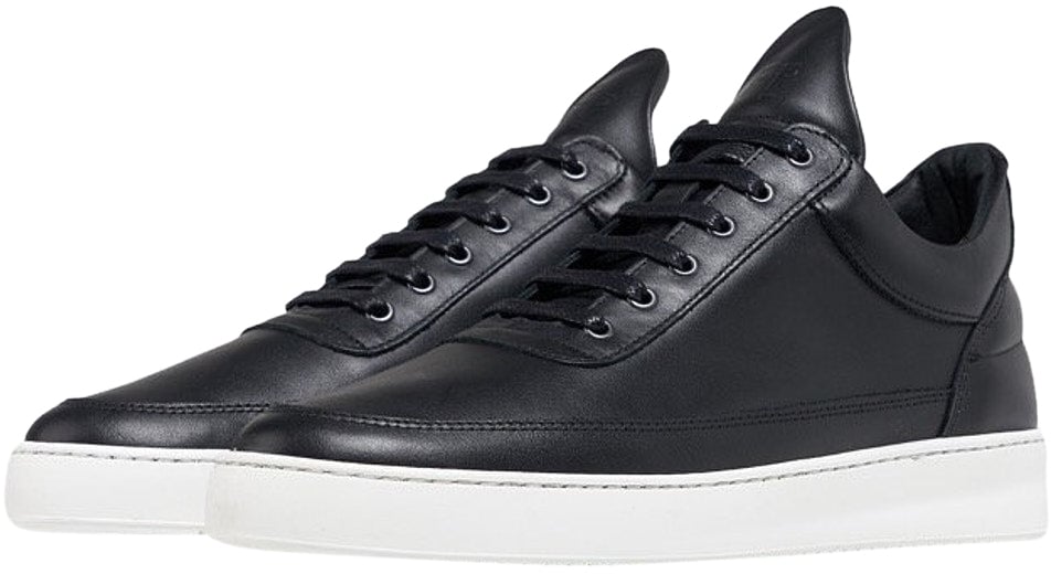 Filling Pieces Sneakers Low Top Ripple Nappa Zwart