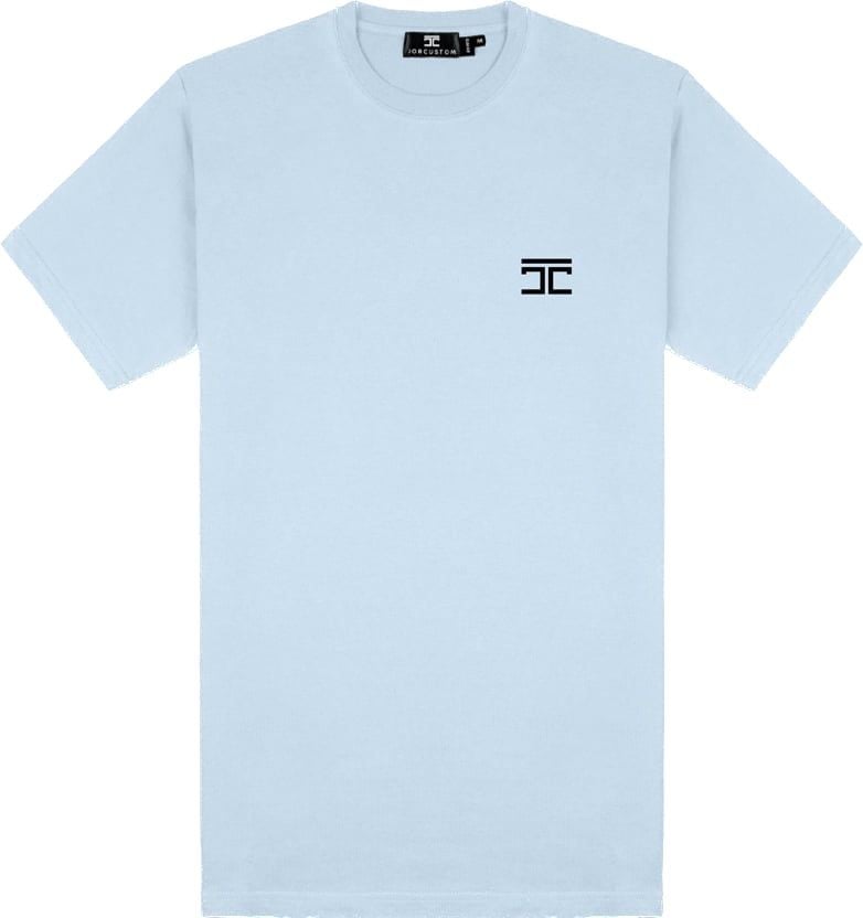 JORCUSTOM Evolve Slim Fit T-Shirt LightBlue Blauw