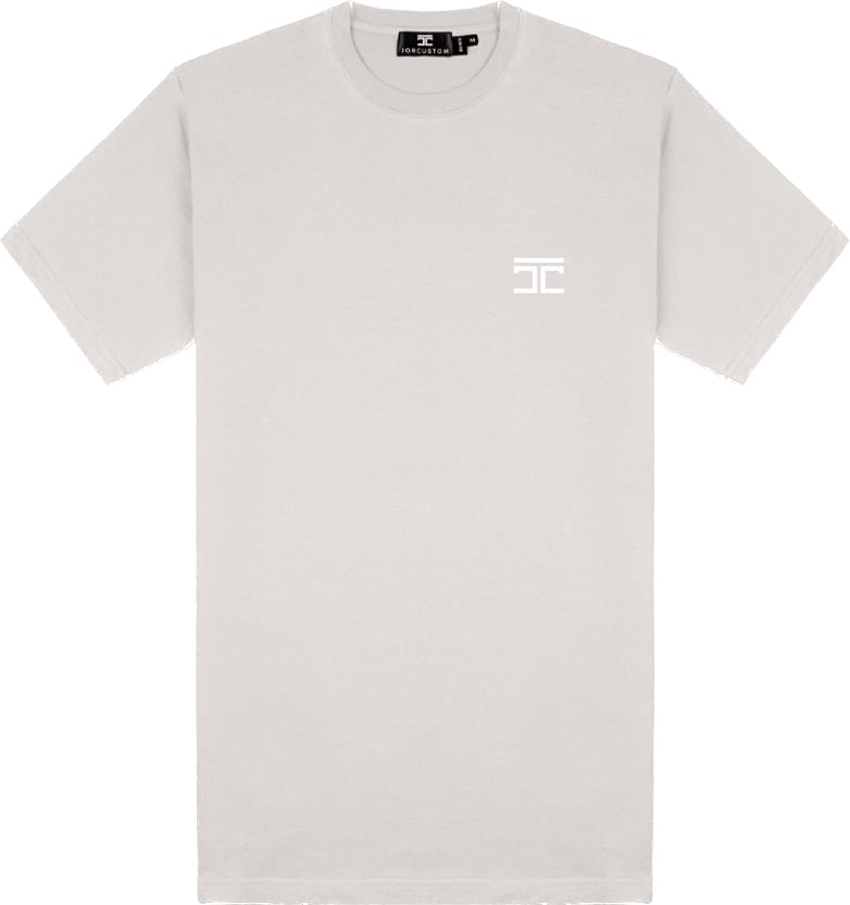 JORCUSTOM Evolve Slim Fit T-Shirt LightGrey Grijs