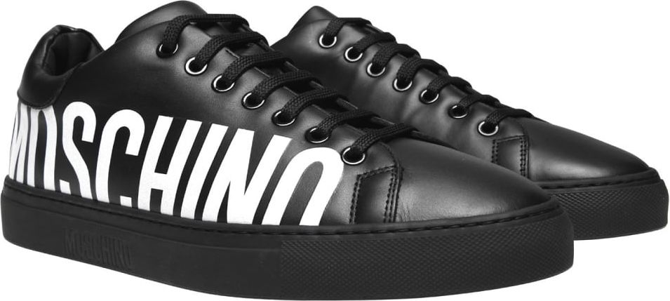 Moschino Side Logo Sneakers Zwart